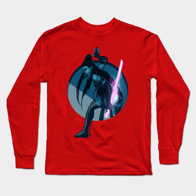 Psylocke - Night edition Long Sleeve T-Shirt by tattts